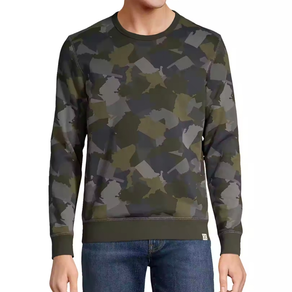 Lands' End × Blake Shelton Camo Crewneck Sweatshirt Unisex